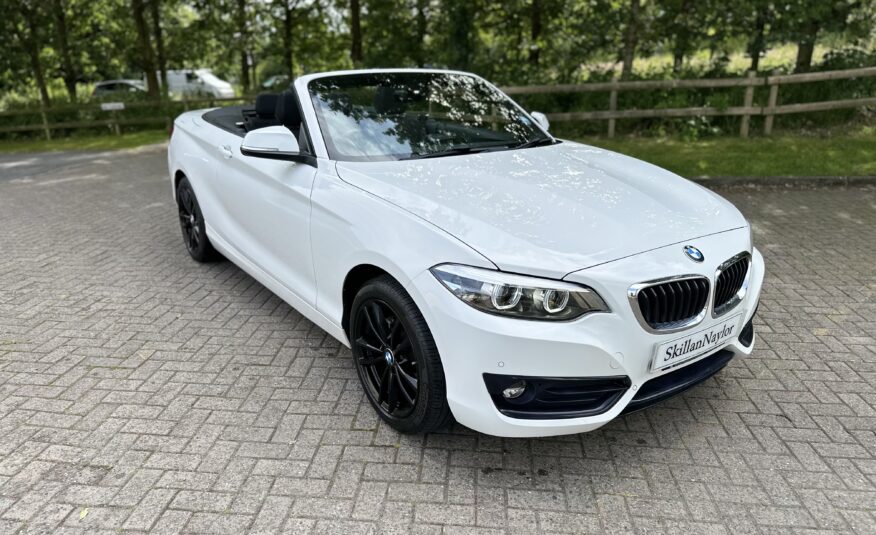 2018 BMW 218i Sport 2Dr Convertible