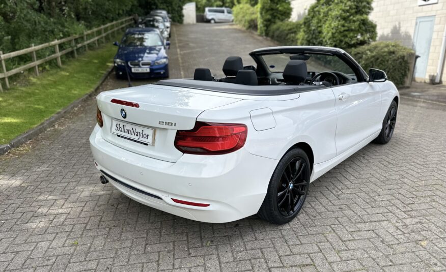 2018 BMW 218i Sport 2Dr Convertible