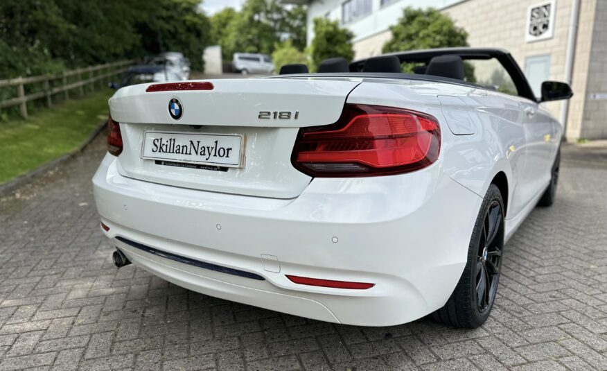 2018 BMW 218i Sport 2Dr Convertible