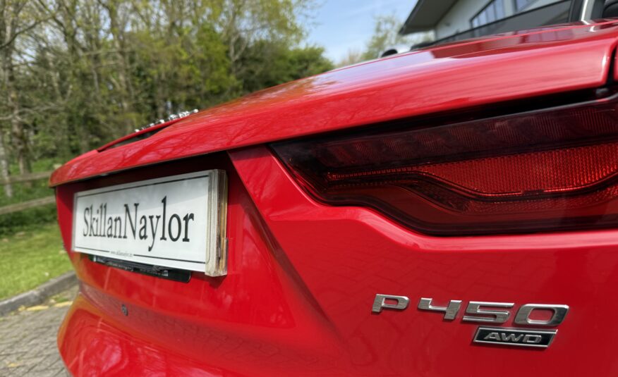 2020 Jaguar F-Type Convertible 5.0 P450 Supercharged V8 R-Dynamic AWD Auto